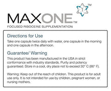 Load image into Gallery viewer, Max One, Focused Riboceine Supplementation, 60 Vegetable Capsules, 30 Servings (Pack of 2)
