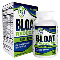 Bloat Reducer (All-in-1) Relief Cleanse Support Supplement / Pills / Bloating Relief Formula / Bloat Supplements / Easy to Swallow 60 Capsules