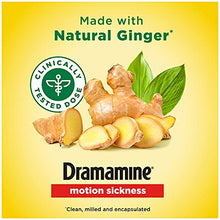 Load image into Gallery viewer, Dramamine Non-Drowsy Naturals with Natural Ginger, 18 Count
