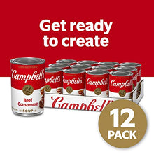 Load image into Gallery viewer, Campbell&#39;s Condensed Beef Consomm, 10.5 Ounce Can (Pack of 12) (Packaging May Vary)
