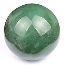 Load image into Gallery viewer, banshren Natural 50mm Tumbled Green Aventurine Sphere Ball Healing Crystal
