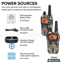Load image into Gallery viewer, Midland - X-TALKER T75VP3, 36 Channel FRS Two-Way Radio - Up to 38 Mile Range Walkie Talkie, 121 Privacy Codes, &amp; NOAA Weather Scan + Alert (Pair Pack) (Mossy Oak Camo)

