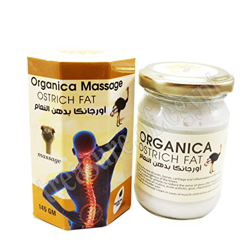 LOTUS Massage Herbal Ostrich Fat Ointment (Glass Jar 145 gm)