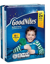 Load image into Gallery viewer, GoodNites Bedtime Pants Bedwetting Underwear for Boys, S-M 33 Count
