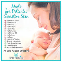 Load image into Gallery viewer, Era Organics Soothing Nipple Cream for Breastfeeding Moms - 100% Natural, USDA Organic Calming Nipple Balm For Chapped, Irritated, Sensitive Skin. Non-GMO, Baby Safe Breastfeeding Cream 2oz
