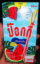 Load image into Gallery viewer, Pocky Watermelon Flavor With Cooling Effect Limited Edition ( Biscuit Stick Coated With Watermelon Flavor Cream ) 41g x 4 Boxs // Ship By Benjawan Shop
