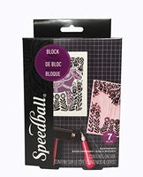 Speedball Super Value Block Printing Starter Kit  Includes Ink, Brayer, Lino Handle and Cutters, Speedy-Carve