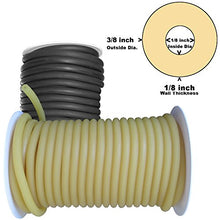 Load image into Gallery viewer, 50 Feet Black Rubber Latex Thick Walled Tubing (Speargun Band Tubing) 3/8&quot;OD 1/8&quot;ID (408B)
