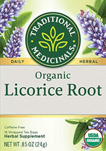 Load image into Gallery viewer, Traditional Medicinals Organic Licorice Root Herbal Tea, Soothes Digestion, (Pack of 1) - 16 Tea Bags
