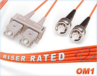 OM1 SC-ST 62.5/125 Multimode Duplex Fiber Cable