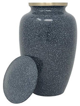 Load image into Gallery viewer, Granite Deep Blue - Metal Adult Cremation Urn - Momentful Life - Blue Adult Urn

