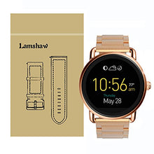 Load image into Gallery viewer, Lamshaw Smartwatch Band for Fossil Q Wander Gen 1/Gen 2,Stainless Steel Metal Replacement Straps for Fossil Q Wander Smartwatch (Rose Gold)
