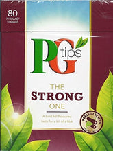 Load image into Gallery viewer, PG Tips The Strong One Pyramid Tea Bags (80 Bags) NEW by PG Tips
