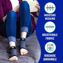 Load image into Gallery viewer, Bitly Plantar Fasciitis Compression Socks for Women &amp; Men - Best Ankle Compression Sleeve, Nano Brace for Everyday Use - Provides Arch Support &amp; Heel Pain Relief (White, Medium)
