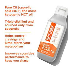 Load image into Gallery viewer, Bulletproof Brain Octane C8 MCT Oil, 16 Ounces (Pack of 3), Keto Supplement for Sustained Energy and Fewer Cravings
