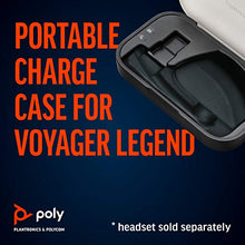 Load image into Gallery viewer, Poly (Plantronics + Polycom) Voyager Legend Portable Charge Case - Headset Case Charger, black
