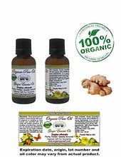 Load image into Gallery viewer, 1 oz Ginger Essential oil Zingiber officinalis 100% Pure Organic Natural Therapeutic Grade A Steamed Distilled
