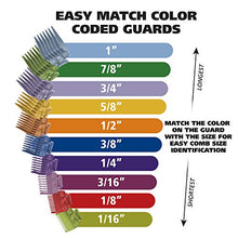 Load image into Gallery viewer, Wahl Corded Clipper Color Pro Complete Hair Cutting Kit for Men, Women, &amp; Children with Colored Guide Combs for Smooth, Easy Haircuts - Model 79300-1001
