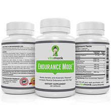 Load image into Gallery viewer, Endurance Mode Endurance Supplement by Vitamonk - Fast Acting Endurance Booster - Break Through Plateaus With Quick V02 Boost Made With All-Natural Cordyceps Sinensis, L-Carnitine L-Tartrate and More
