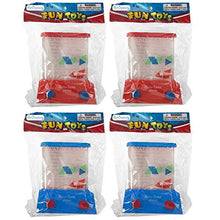 Load image into Gallery viewer, ArtCreativity Triangle Water Games, Set of 4, Red and Blue, Handheld Water Game for Kids, Goody Bag Fillers, Birthday Party Favors for Children, Road Trip Travel Toys for Boys and Girls
