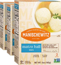 Load image into Gallery viewer, Manischewitz Matzo Ball Mix, 5-ounce boxes., (Pack of 3)
