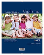 Load image into Gallery viewer, MCS 11x14 Inch Glass Clip Frame (55114)
