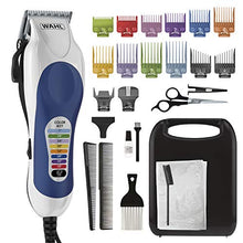 Load image into Gallery viewer, Wahl Corded Clipper Color Pro Complete Hair Cutting Kit for Men, Women, &amp; Children with Colored Guide Combs for Smooth, Easy Haircuts - Model 79300-1001
