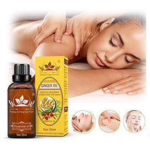 Load image into Gallery viewer, 3 Pack Ginger Massage Oil,100% Pure Natural Lymphatic Drainage Ginger Oil,SPA Massage Oils,Repelling Cold and Relaxing Active Oil-30ml
