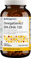 Metagenics - OmegaGenics EPA-DHA 720  Omega-3 Fish Oil  Daily Supplement (120 Softgels)