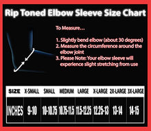 Load image into Gallery viewer, Elbow Sleeves (Pair) - Rip Toned - Elbow Brace For Compression &amp; Support For Weightlifting, Powerlifting, Bodybuilding &amp; Strength Training, Tendonitis &amp; Arthritis. Men &amp; Women.

