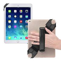 Joylink Universal Tablet Hand Holder Strap, 360 Degrees Swivel LeathJer Handle Grip with Elastic Belt, Secure & Portable for 10.1