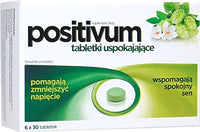 POSITIVUM - 180 Tablets - Calming The Body's Natural Support in case of Nervous Tension or Irritability