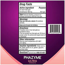 Load image into Gallery viewer, Phazyme Ultra Strength Gas &amp; Bloating Relief | Works in Minutes | 12 Fast Gels
