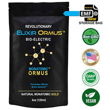 Load image into Gallery viewer, Elixir ORMUS - 4oz - Monoatomic Gold - Manna, Memory AID, Energetically, Monatomic White Powder Gold, Increased Energy, Stamina, Vitality - Gold, Platinum, Iridium
