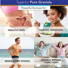 Load image into Gallery viewer, Superior Labs  Pure Natural Graviola NonGMO  1,200mg, 120 Vegetable Caps Natural Dietary Soursop Supplement  Healthy Skin &amp; Helps Promotes Cell Growth  Respiratory System - Balanced Mood

