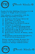 Load image into Gallery viewer, Panda Wireless PAU06 300Mbps Wireless N USB Adapter - w/High Gain Antenna - Win XP/Vista/7/8/10, Mint, Ubuntu, MX Linux, Manjaro, Fedora, Centos, Kali Linux and Raspbian
