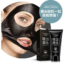 Load image into Gallery viewer, Deep Cleansing Purifying Peel off Black Mud Facial Face Mask Face Care Remove Blackhead Facial Mask Strawberry Nose Acne Remover
