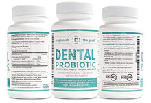 Load image into Gallery viewer, Dental Probiotic 60-Day Supply. Oral probiotics for Bad Breath, Tooth Decay, Strep Throat. Boosts Oral Health and Combats halitosis. Contains Streptococcus salivarius BLIS K12 &amp; BLIS M18.
