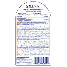 Load image into Gallery viewer, Safe Sea Anti Jellyfish Sunblock, SPF50 Lotion for Adults &amp; Kids, Protects Against Jelly &amp; Sea Lice Stings, Hypoallergenic Kids Formula (4 oz Bottle, Pack of 2)
