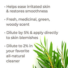 Load image into Gallery viewer, Plant Therapy Organic Tea Tree Oil (Melaleuca) 100% Pure, USDA Certified Organic, Undiluted, Natural Aromatherapy, Therapeutic Grade 30 mL (1 oz)
