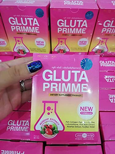 (1Box.) Gluta Prime Intensive GLUTA 2000000mg Aura Whitening Lightening Skin