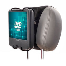 Load image into Gallery viewer, WANPOOL Portable DVD Player Car Headrest Mount with Angle-Adjustable Clamp, for use with Swivel Screen Style Portable DVD Players (DVD Player is not Included)
