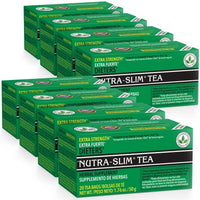 Triple Leaves Brand Nutra-Slim Tea, Extra Strength Dieters Tea for Women and Men - Dietary Detox Tea to Support Weight Management and a Flat Tummy - Slimming Senna Tea - 8 Pack (160 Teabags)