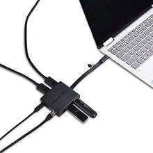 Load image into Gallery viewer, Cable Matters Dual Monitor USB C Hub (USB C Dock) with Dual 4K DisplayPort, 2X USB 2.0, Ethernet, and 100W Charging - Thunderbolt 4 / USB4 / Thunderbolt 3 Port Compatible for Windows and Linux
