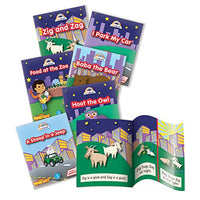 Junior Learning Rainbow Phonics Word City 6 Early Reader Story Books