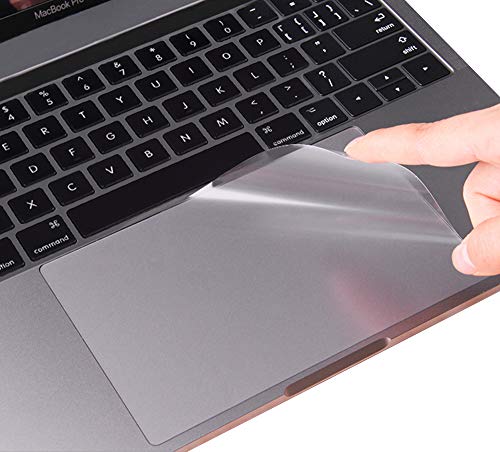 MacBook Pro 13 2019 2018 2017 Skin, CASEBUY Clear Anti-Scratch Trackpad Protector Cover for Newest MacBook Pro 13 Inch with/Without Touch Bar (A2159/A1706/A1708/A1989, Release 2016-2019)