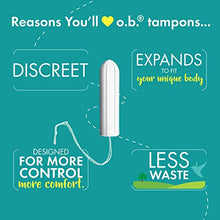 Load image into Gallery viewer, o.b. Applicator Free Digital Tampons, Ultra - 40 Count
