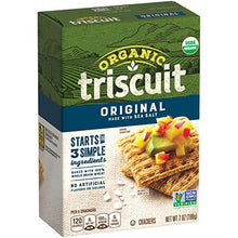 Load image into Gallery viewer, Organic TRISCUIT Crackers, Original Flavor, 1 Box (7 oz.)
