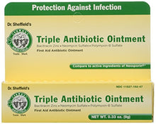Load image into Gallery viewer, Dr. Sheffield&#39;s Triple Antibiotic Ointment .33 ounce tube (3 Pack)

