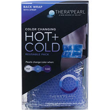 Load image into Gallery viewer, TheraPearl Color Changing Hot Cold Pack for Back, Reusable Back Wrap with Strap &amp; Gel Beads, Best Ice Bag for Lower Back Pain Relief, Flexible Hot &amp; Cold Compress for Swelling, Sports Injuries
